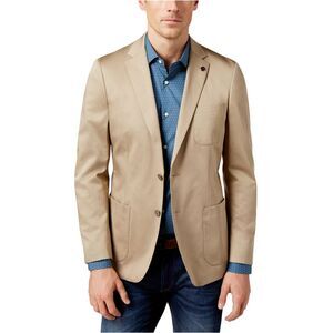 Micros Clothing Mens Featured Sport Coat, Beige, NWT